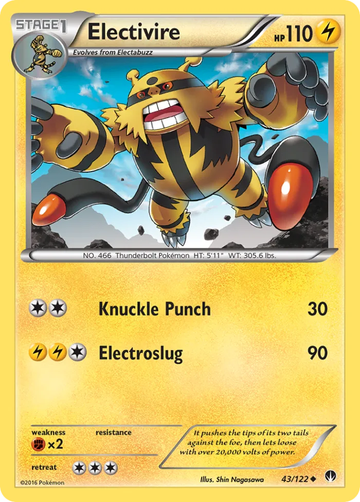 Electivire #43 BREAKpoint Pokemon card
