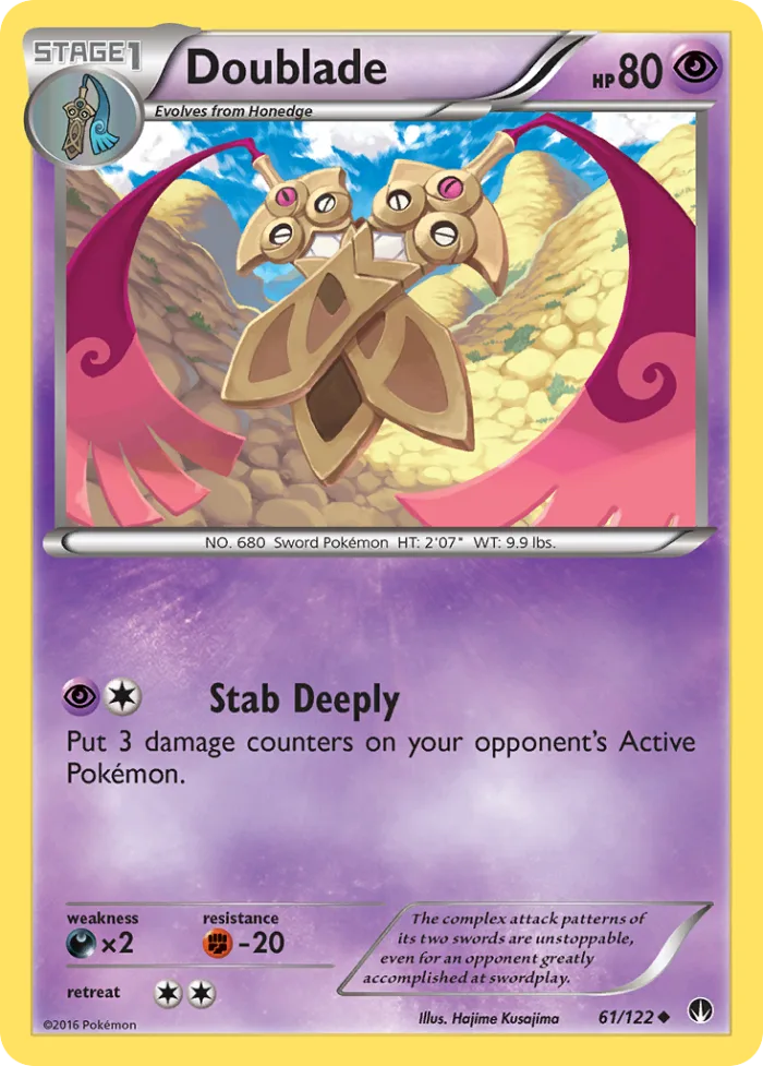 Doublade #61 BREAKpoint Pokemon card