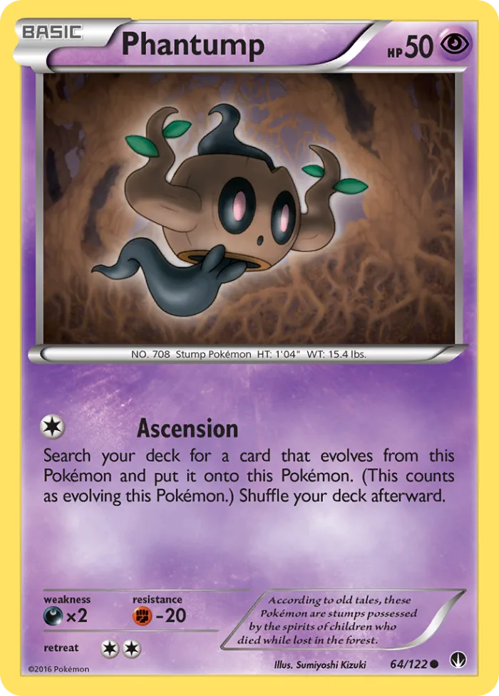 Phantump #64 BREAKpoint Pokemon card
