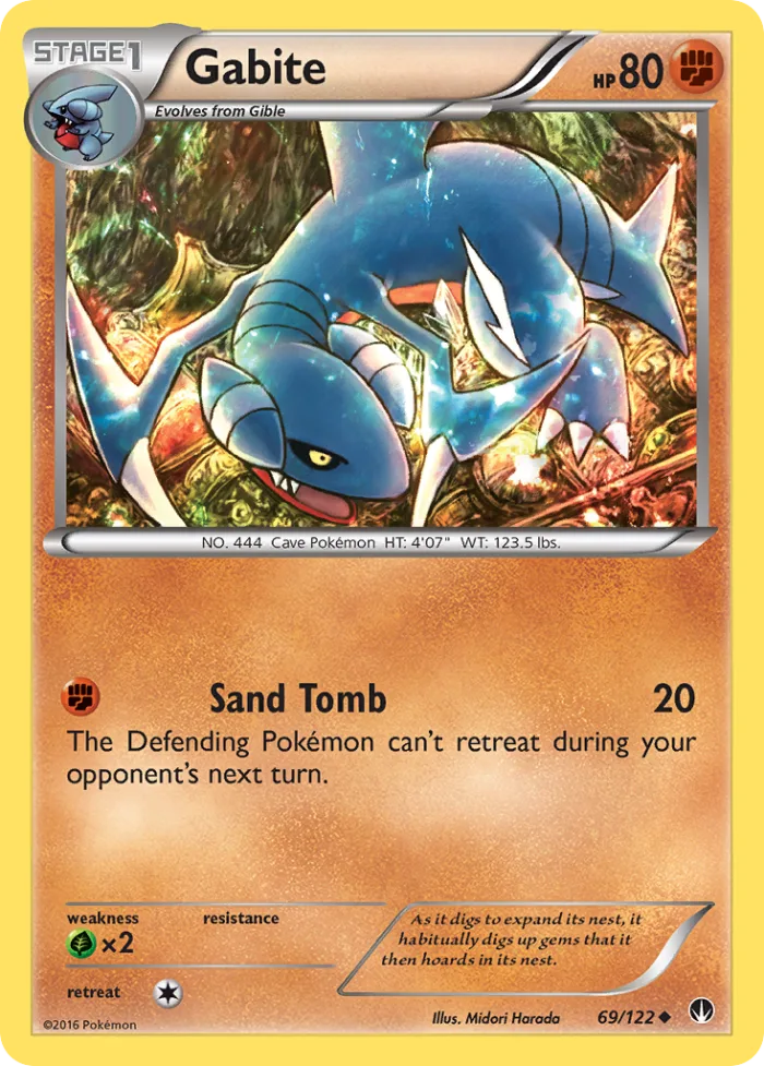 Gabite #69 BREAKpoint Pokemon card