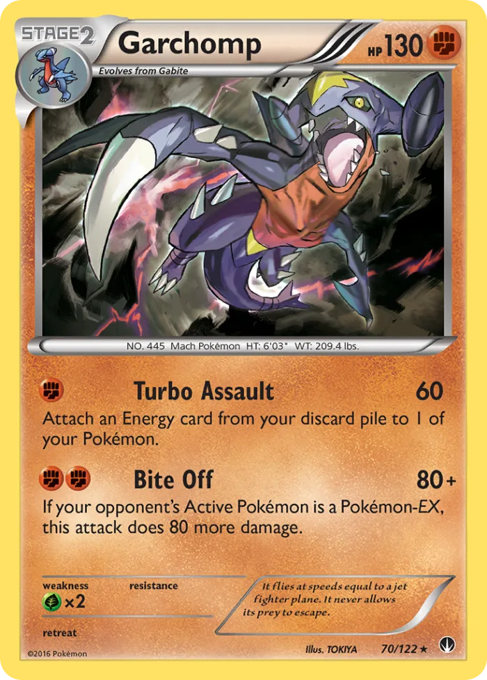 Garchomp #70 BREAKpoint Pokemon card