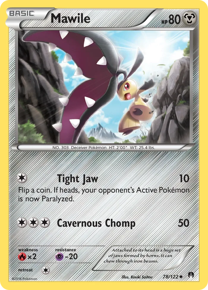 Mawile #78 BREAKpoint Pokemon card