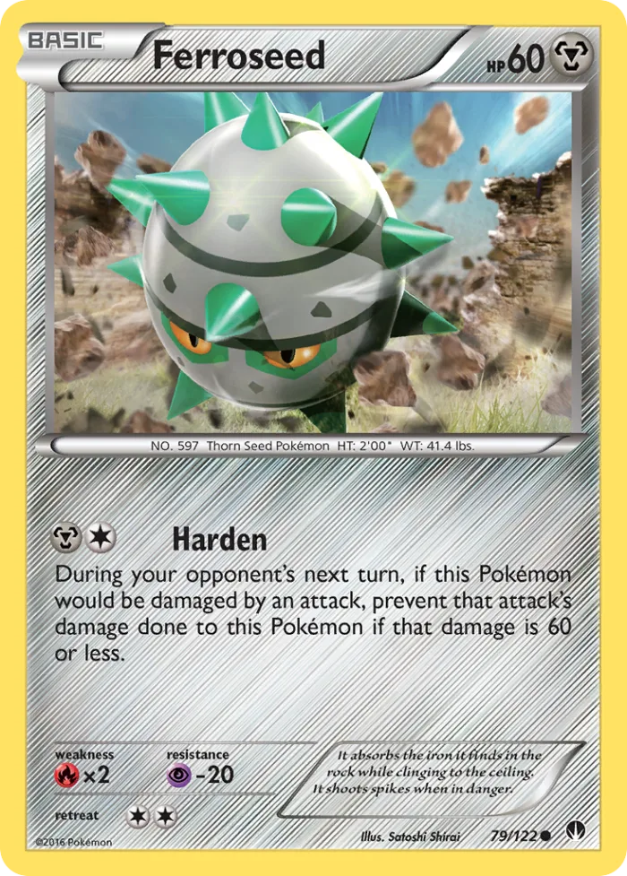 Ferroseed #79 BREAKpoint Pokemon card