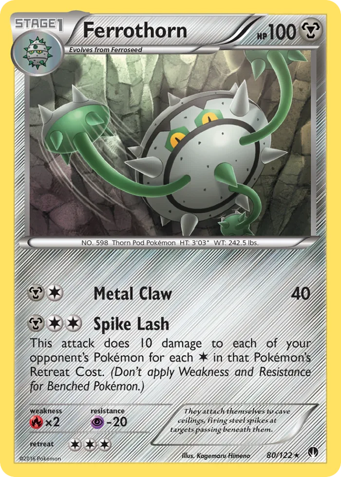 Ferrothorn #80 BREAKpoint Pokemon card