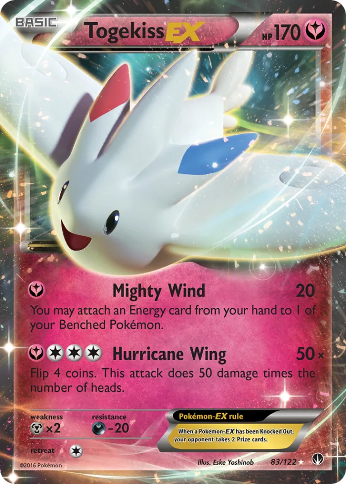 Togekiss-EX #83 BREAKpoint Pokemon card