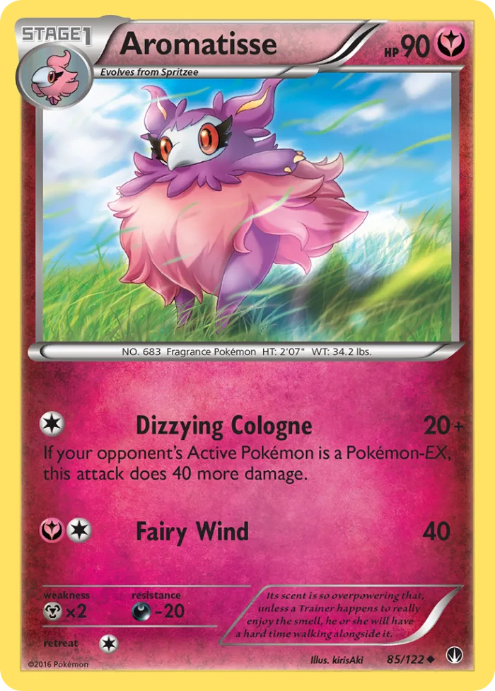 Aromatisse #85 BREAKpoint Pokemon card