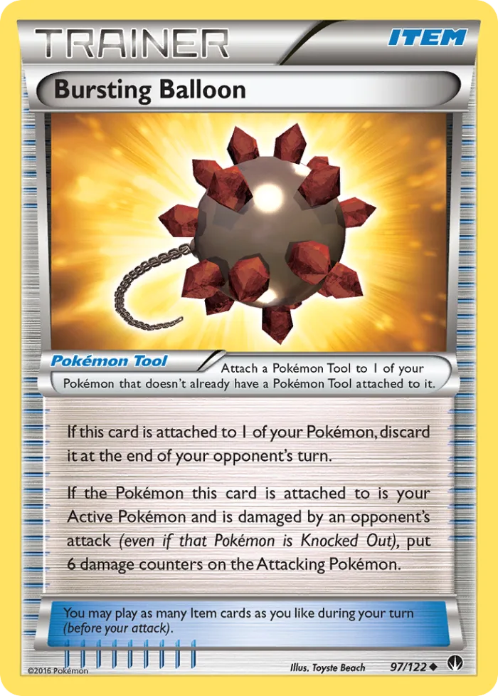 Bursting Balloon #97 BREAKpoint Pokemon card