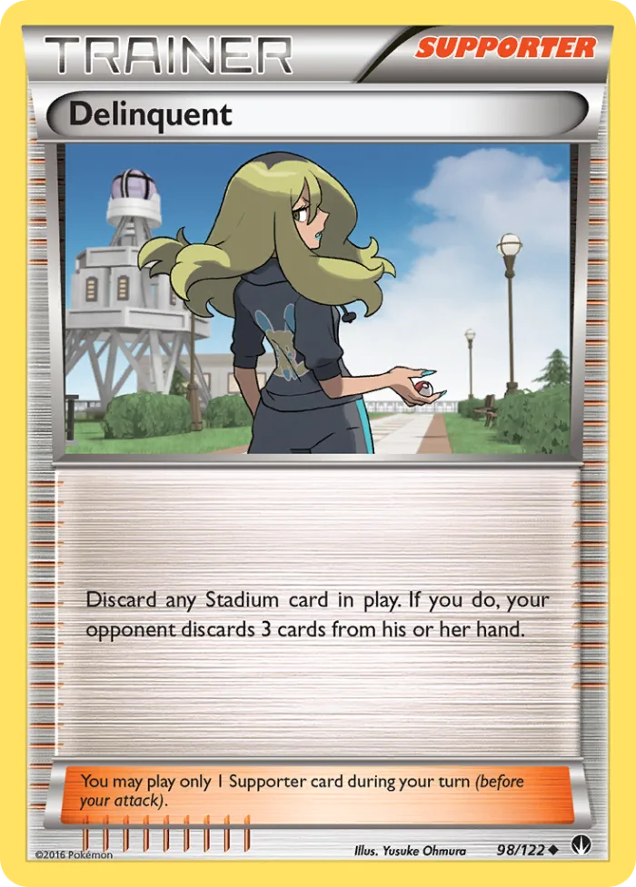 Delinquent #98 BREAKpoint Pokemon card