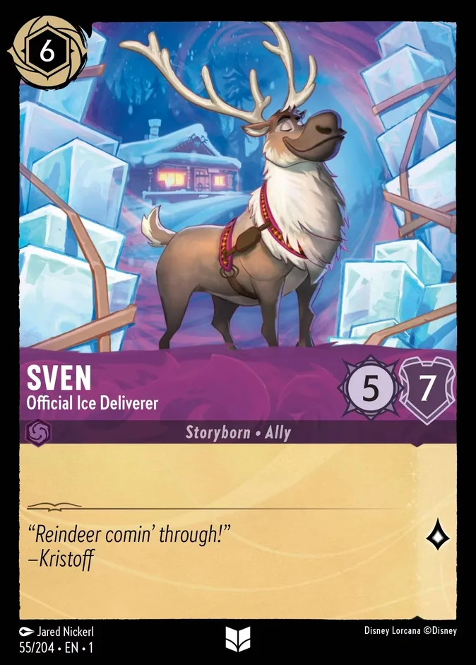 Sven #55 The First Chapter Disney Lorcana card