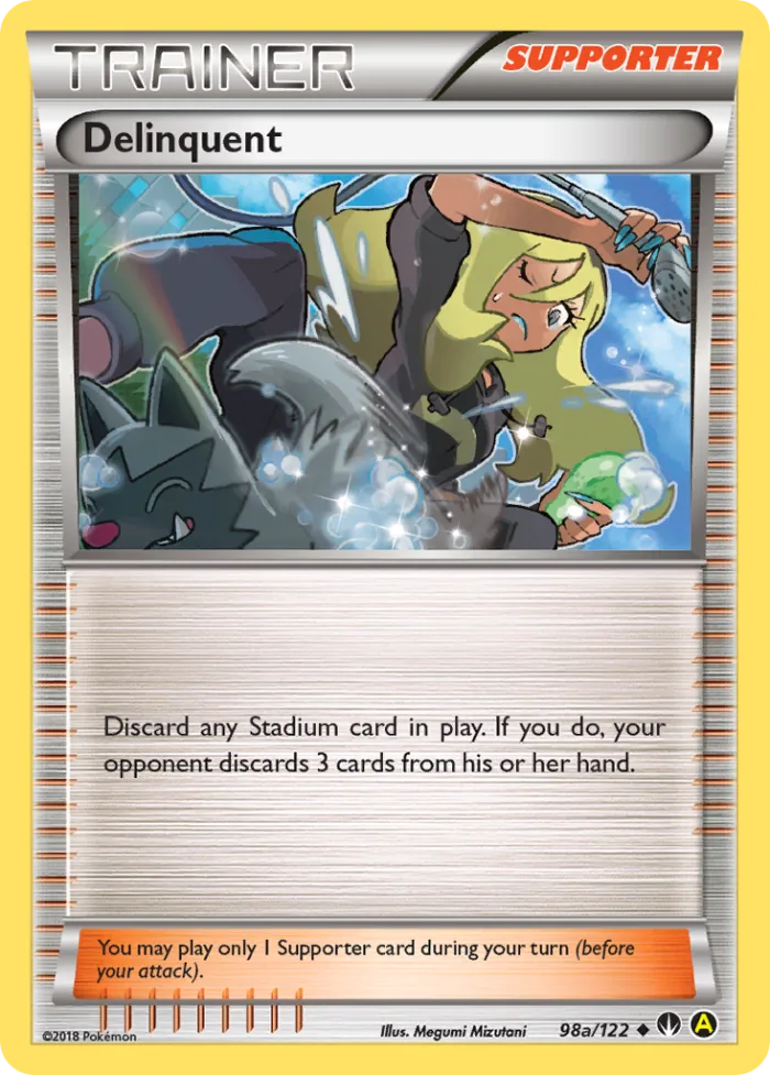 Delinquent #98a BREAKpoint Pokemon card