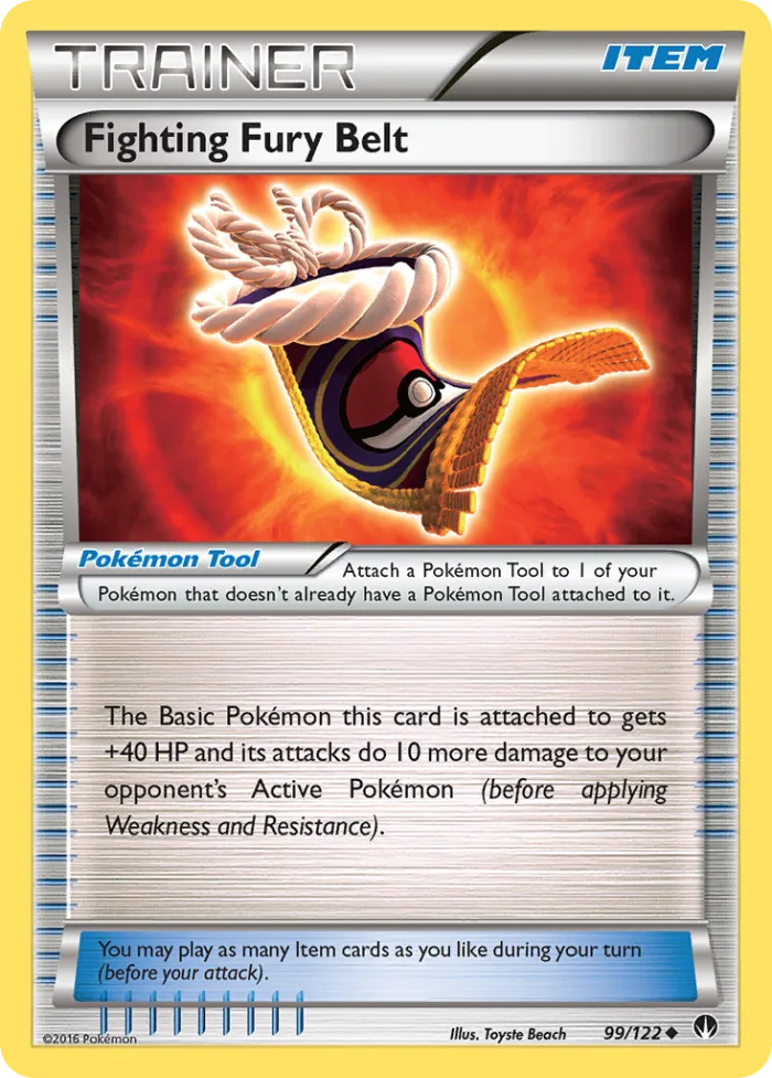 Fighting Fury Belt #99 BREAKpoint Pokemon card