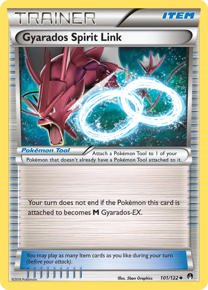 Gyarados Spirit Link #101 BREAKpoint Pokemon card