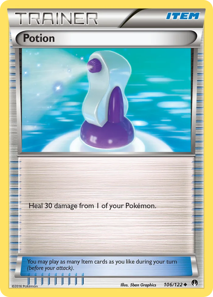 Potion #106 BREAKpoint Pokemon card