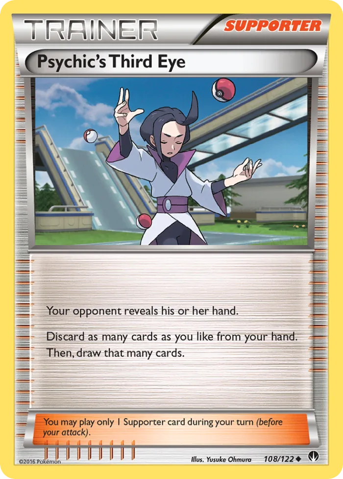 Psychic's Third Eye #108 BREAKpoint Pokemon card