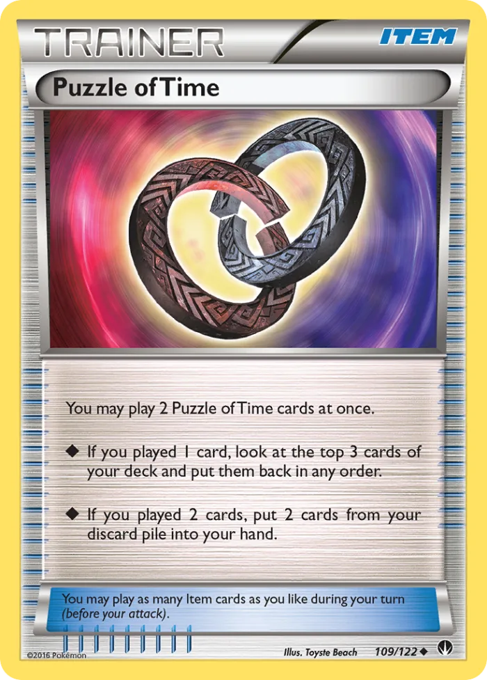 Puzzle of Time #109 BREAKpoint Pokemon card