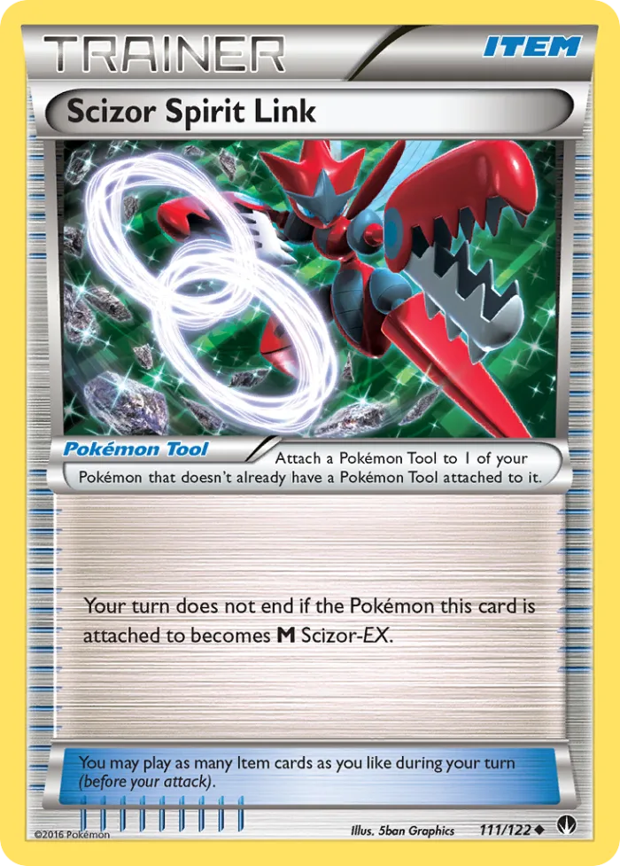 Scizor Spirit Link #111 BREAKpoint Pokemon card
