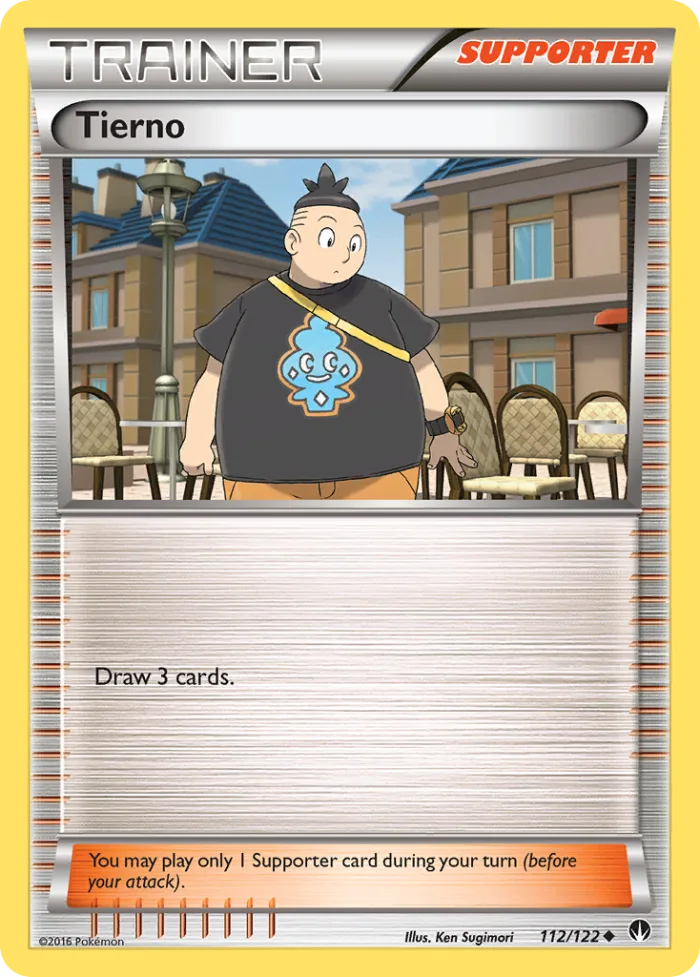 Tierno #112 BREAKpoint Pokemon card