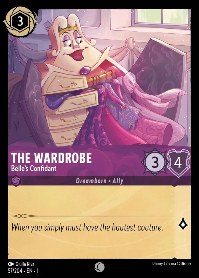 The Wardrobe #57 The First Chapter Disney Lorcana card