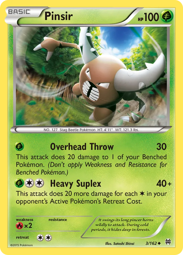 Pinsir #3 BREAKthrough Pokemon card