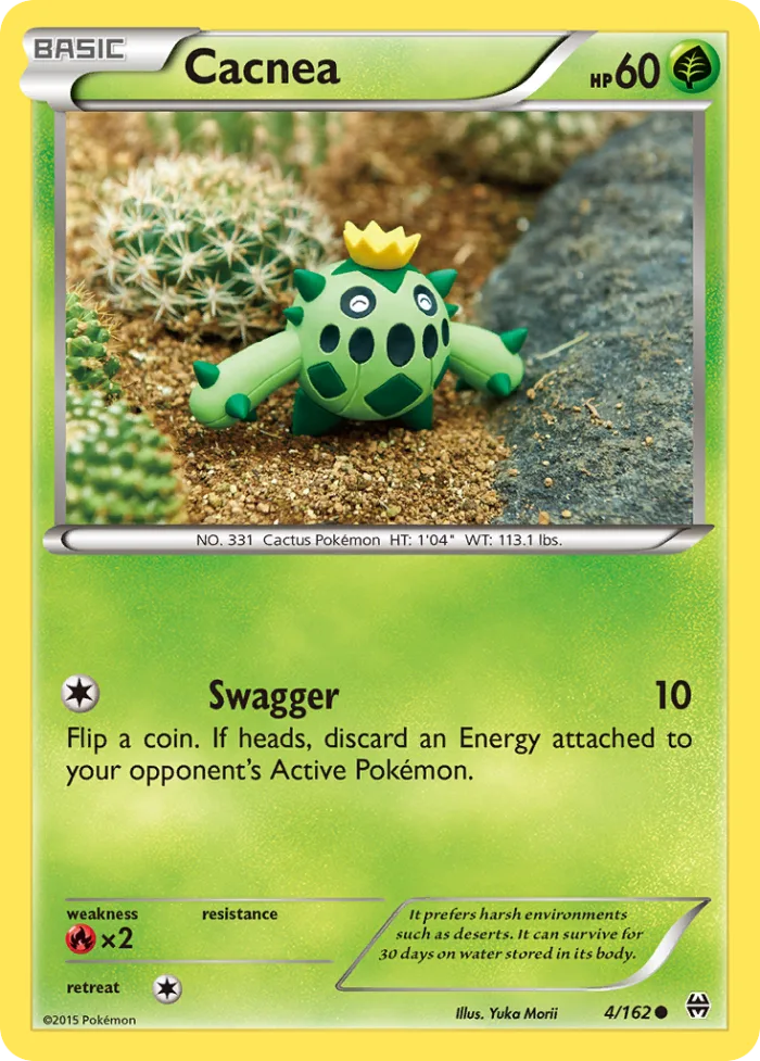 Cacnea #4 BREAKthrough Pokemon card