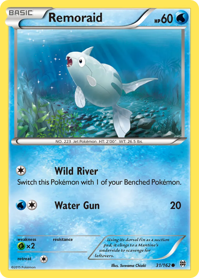 Remoraid #31 BREAKthrough Pokemon card