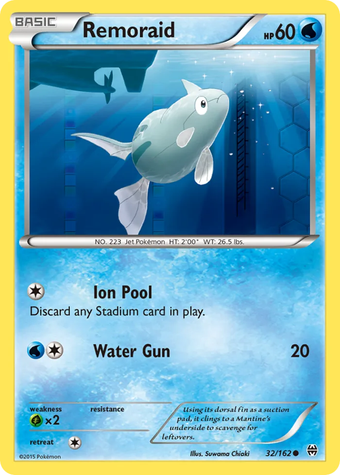 Remoraid #32 BREAKthrough Pokemon card