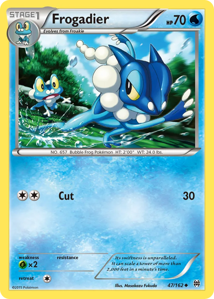 Frogadier #47 BREAKthrough Pokemon card