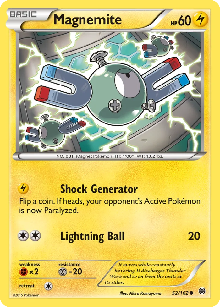 Magnemite #52 BREAKthrough Pokemon card