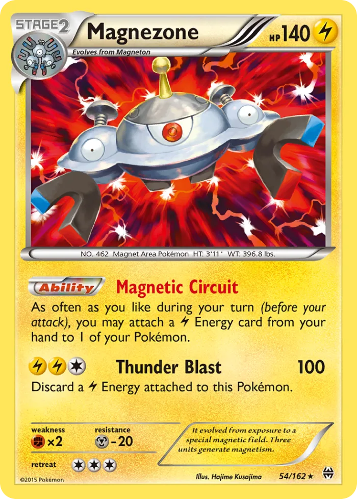 Magnezone #54 BREAKthrough Pokemon card