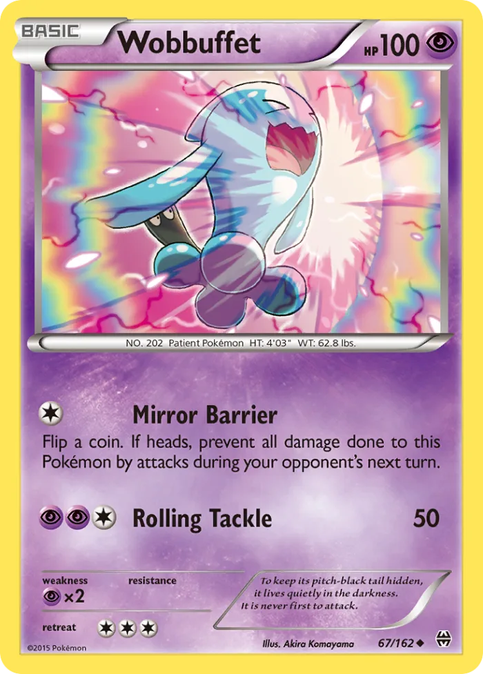 Wobbuffet #67 BREAKthrough Pokemon card