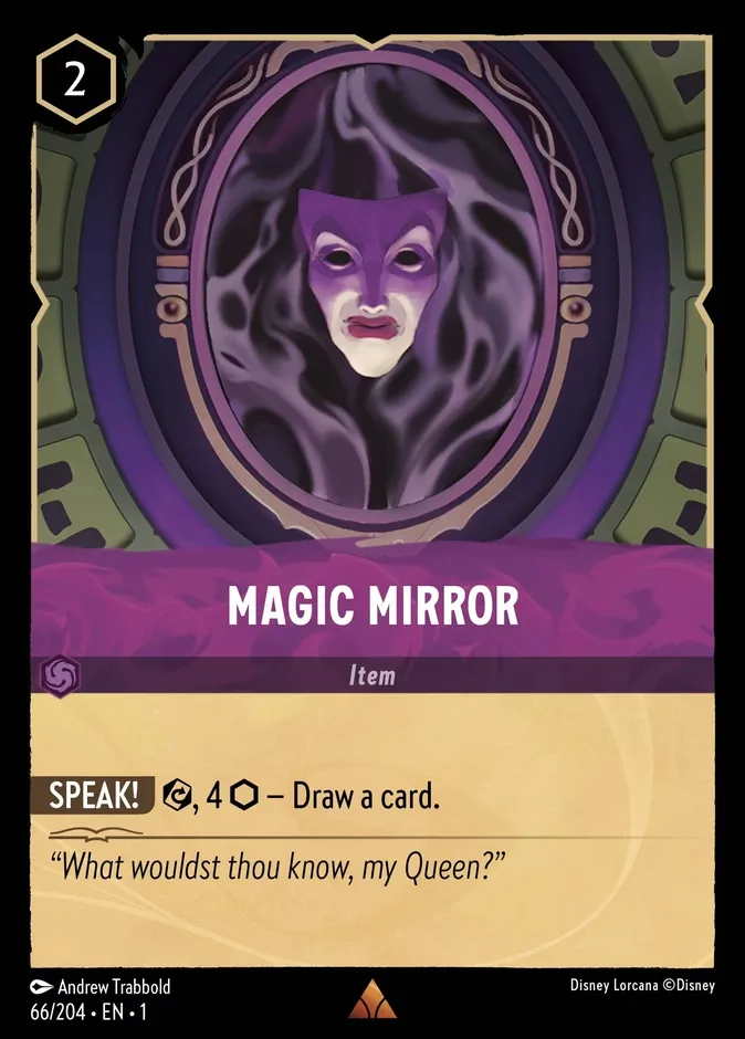 Magic Mirror #66 The First Chapter Disney Lorcana card