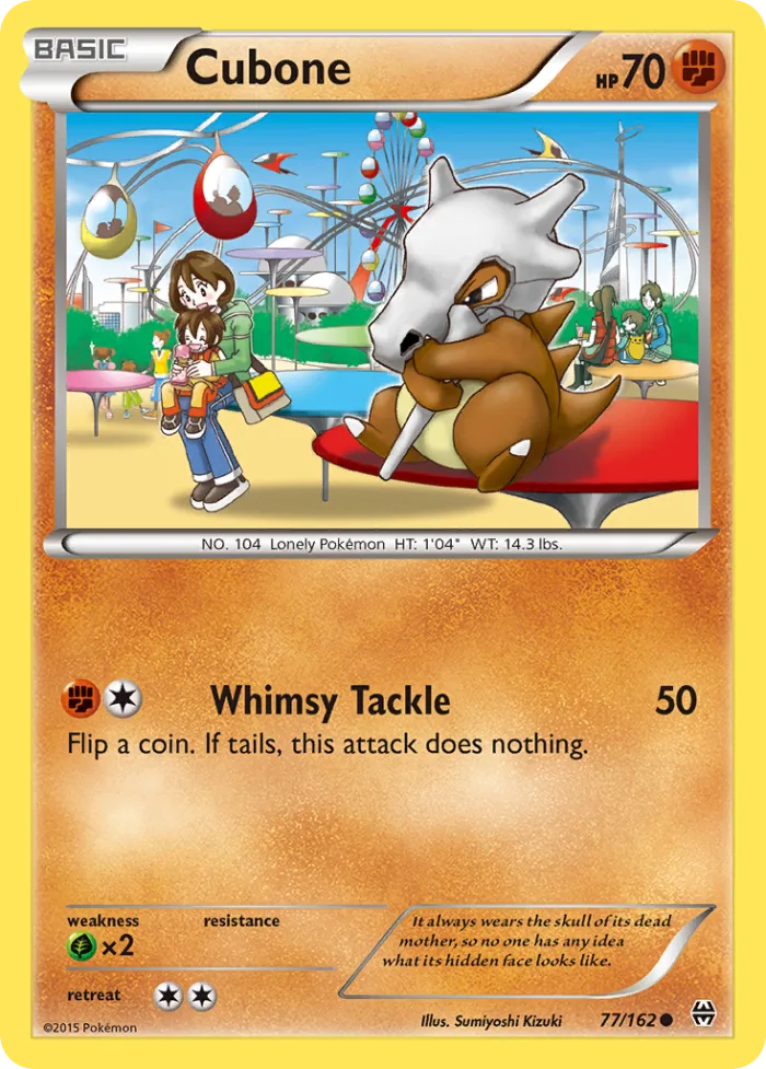 Cubone #77 BREAKthrough Pokemon card