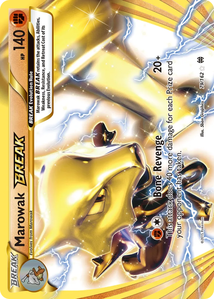 Marowak BREAK #79 BREAKthrough Pokemon card