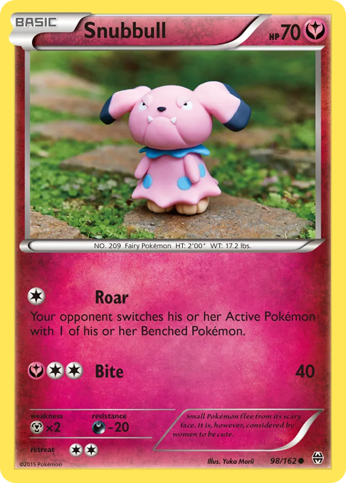 Snubbull #98 BREAKthrough Pokemon card