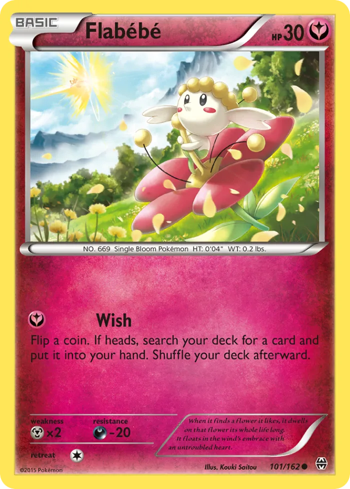 Flabébé #101 BREAKthrough Pokemon card
