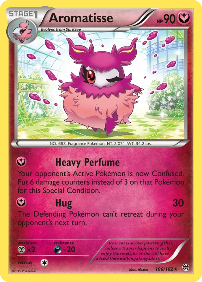 Aromatisse #106 BREAKthrough Pokemon card