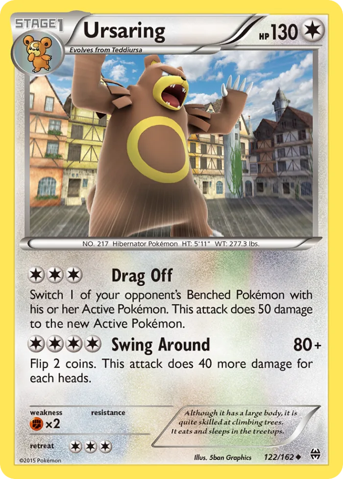 Ursaring #122 BREAKthrough Pokemon card