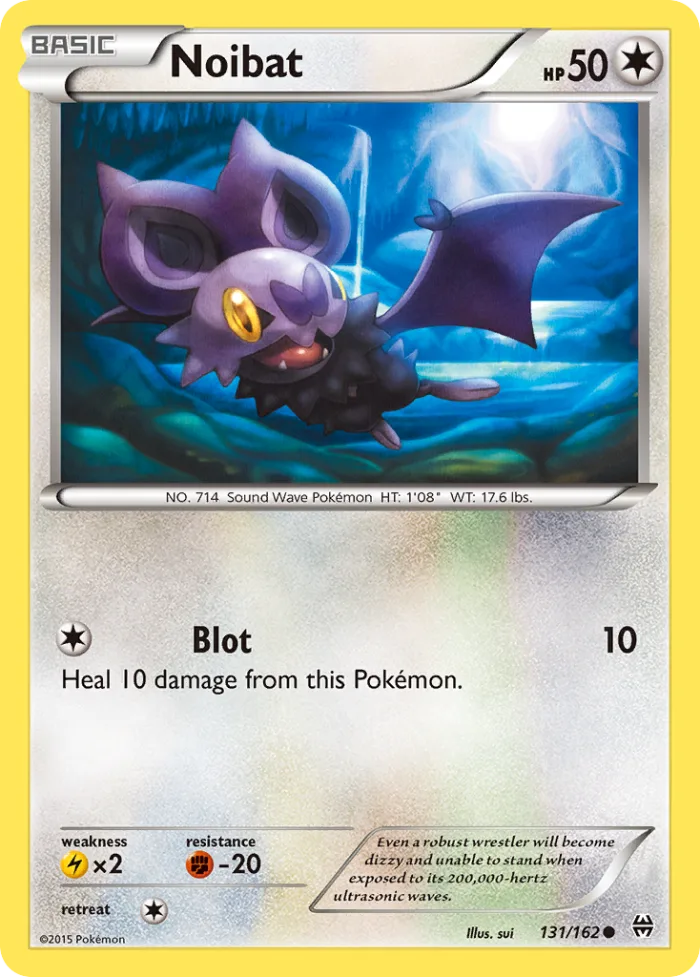 Noibat #131 BREAKthrough Pokemon card
