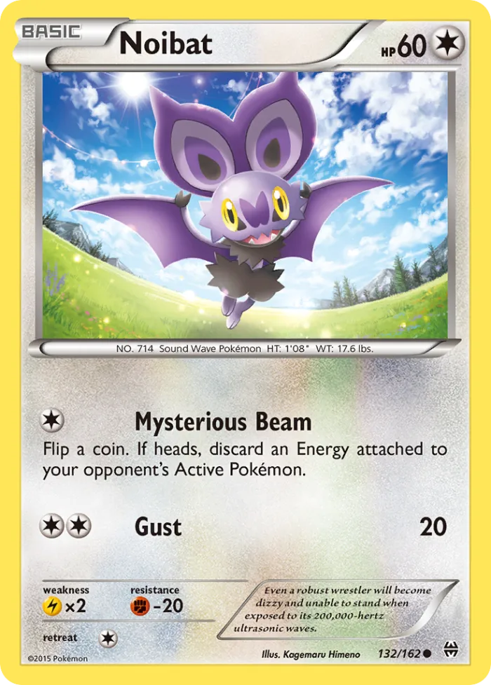 Noibat #132 BREAKthrough Pokemon card