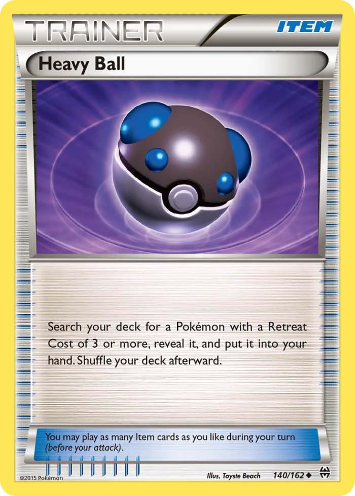 Heavy Ball #140 BREAKthrough Pokemon card