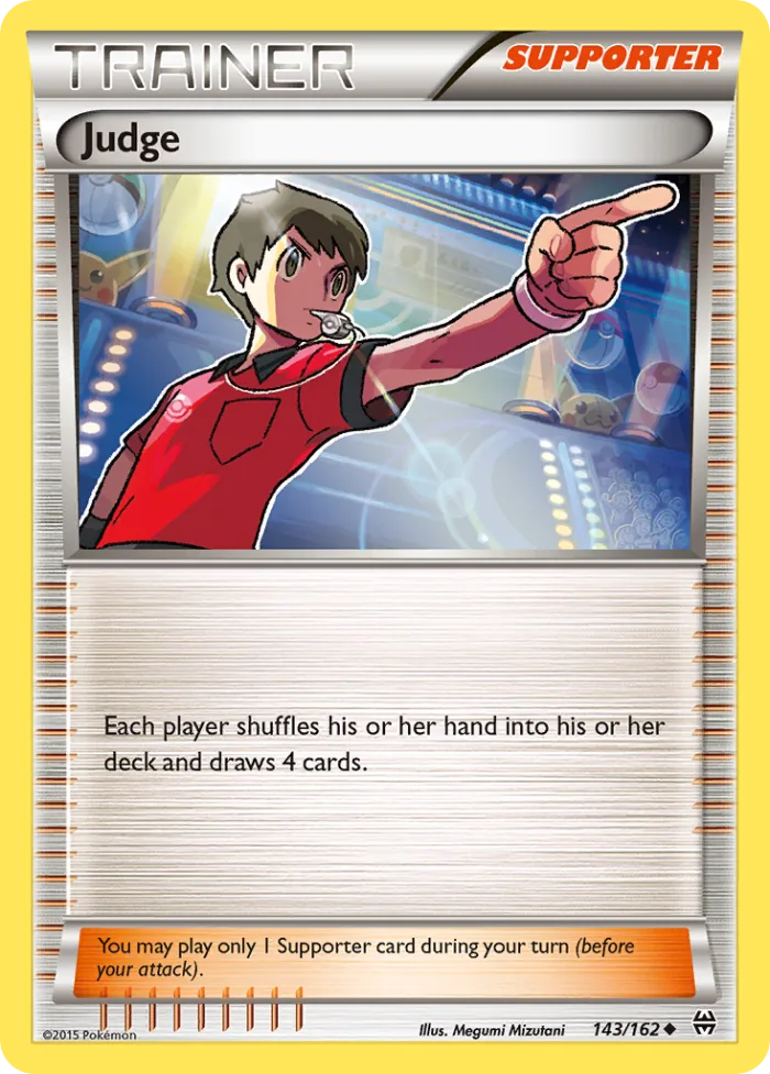 Judge #143 BREAKthrough Pokemon card