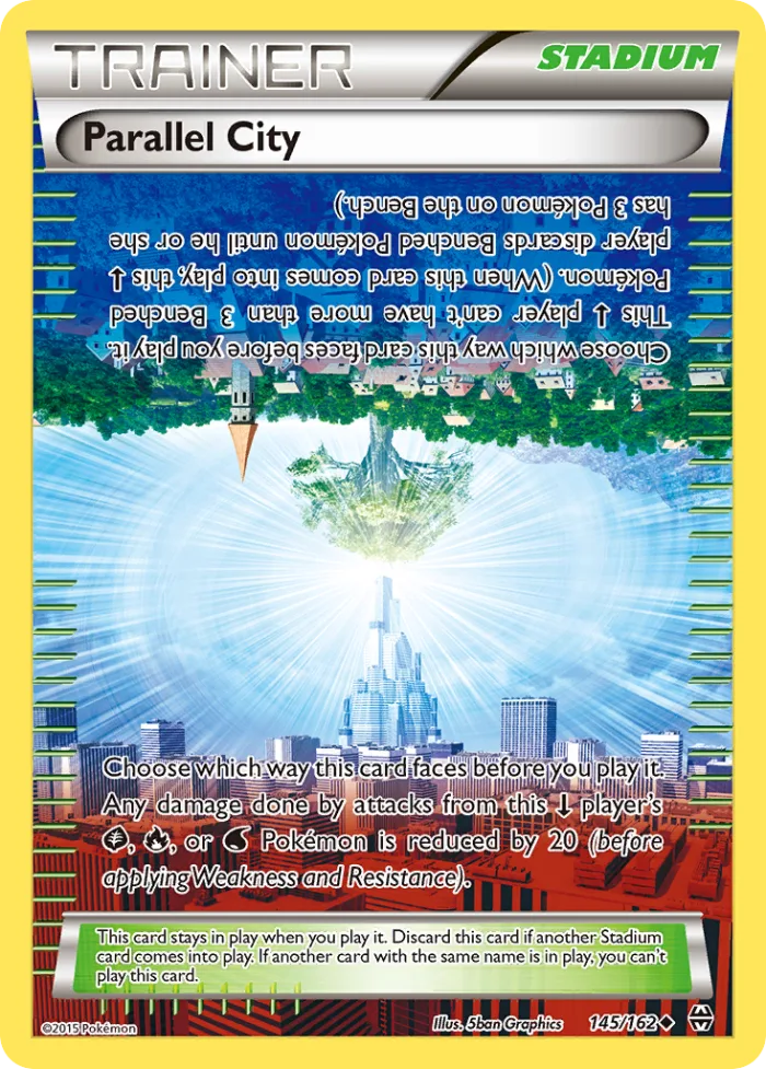Parallel City #145 BREAKthrough Pokemon card