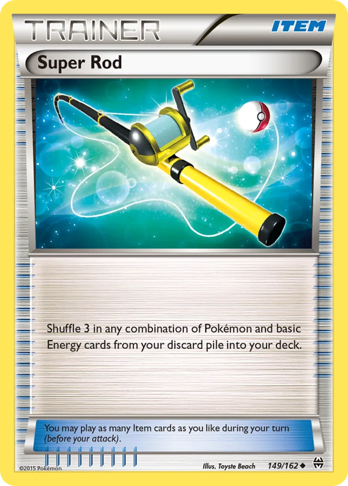 Super Rod #149 BREAKthrough Pokemon card