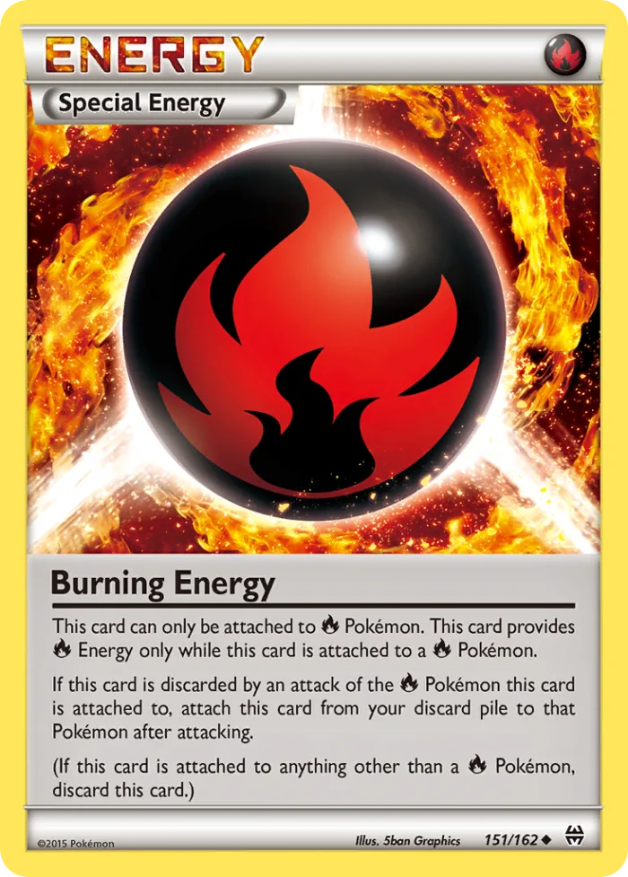 Burning Energy #151 BREAKthrough Pokemon card