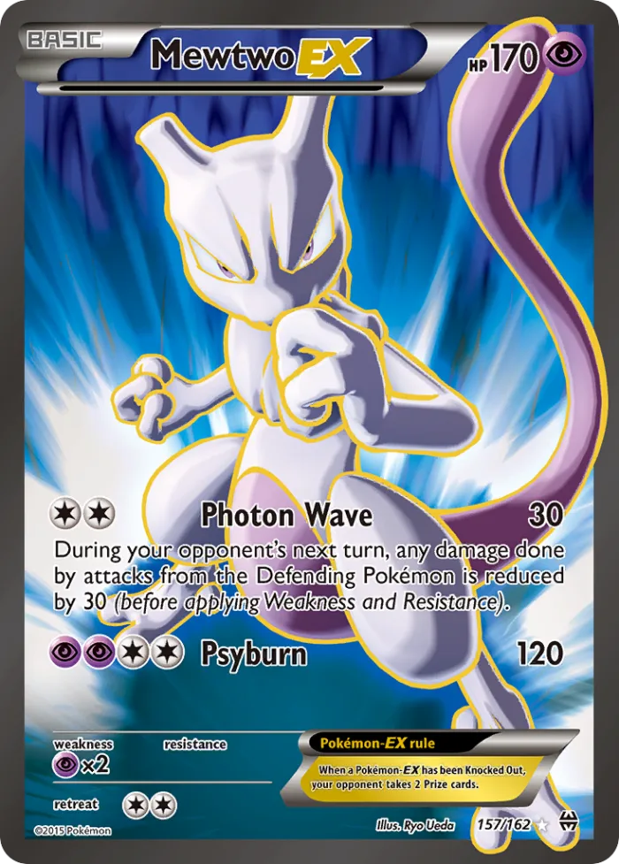 Mewtwo-EX #157 BREAKthrough Pokemon card