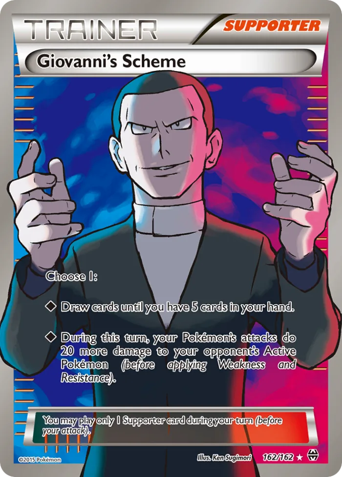 Giovanni's Scheme #162 BREAKthrough Pokemon card