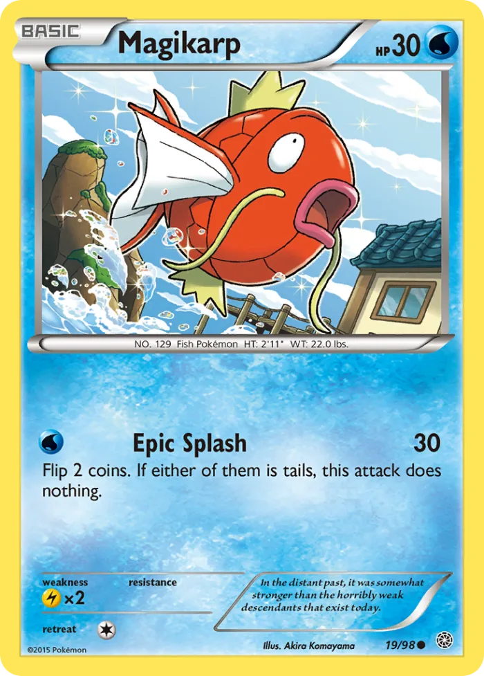 Magikarp #19 Ancient Origins Pokemon card