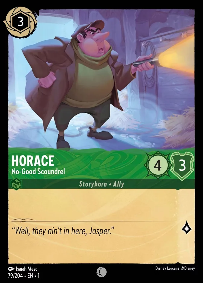 Horace #79 The First Chapter Disney Lorcana card