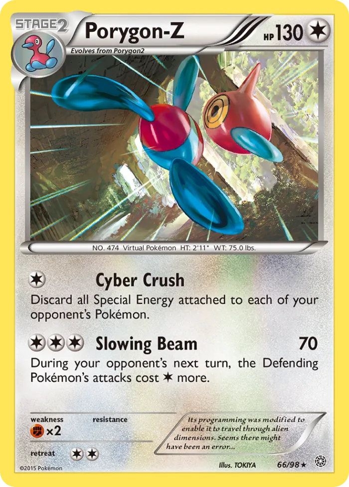 Porygon-Z #66 Ancient Origins Pokemon card