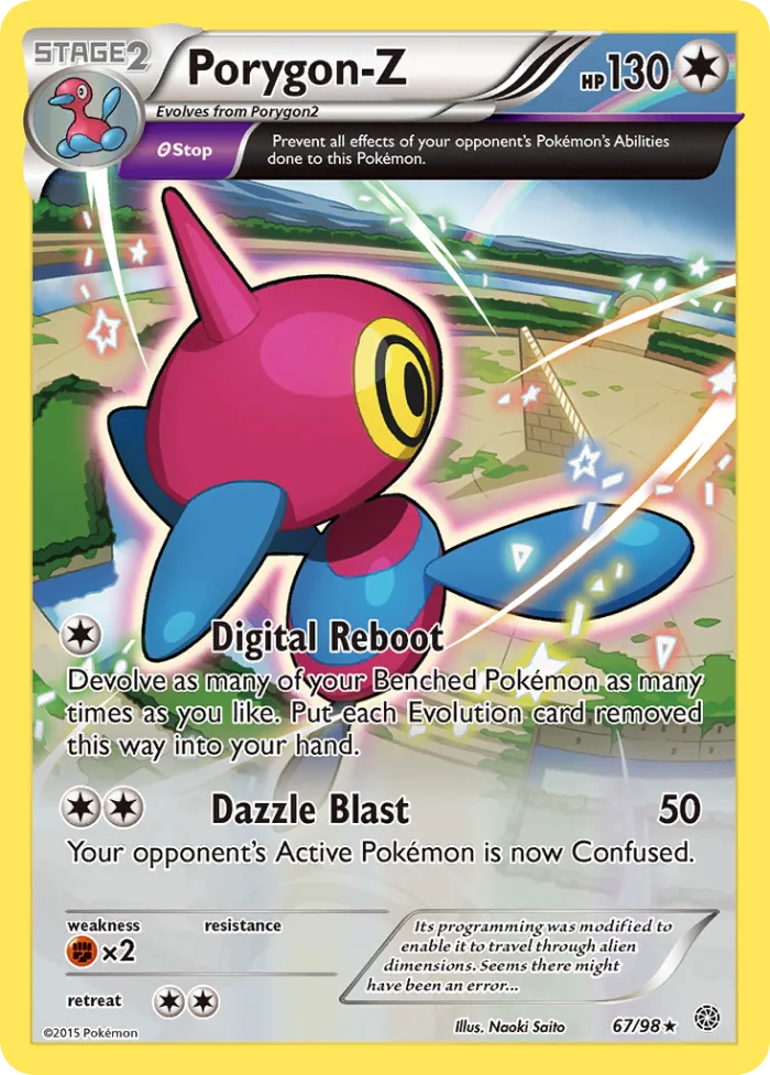 Porygon-Z #67 Ancient Origins Pokemon card